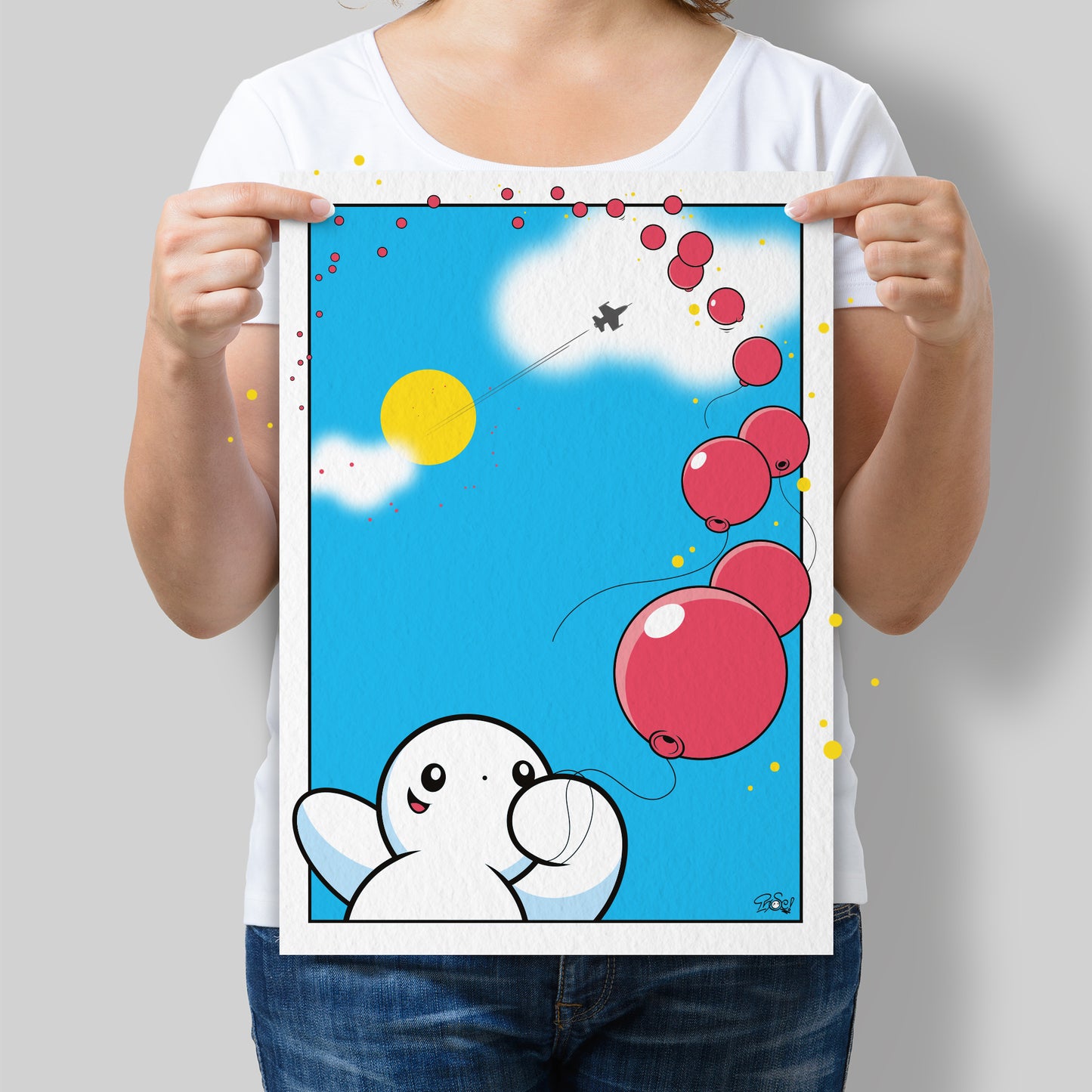 Luftballons Fine Art Print
