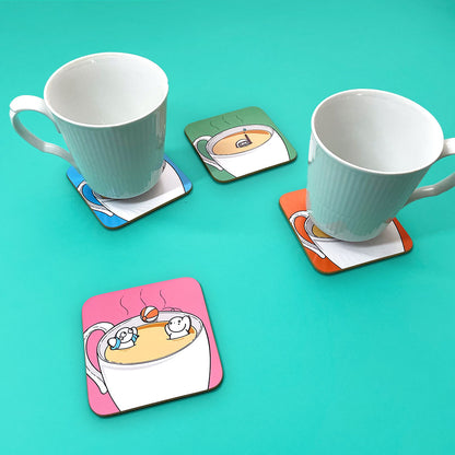 Bubble Tea Coaster Set